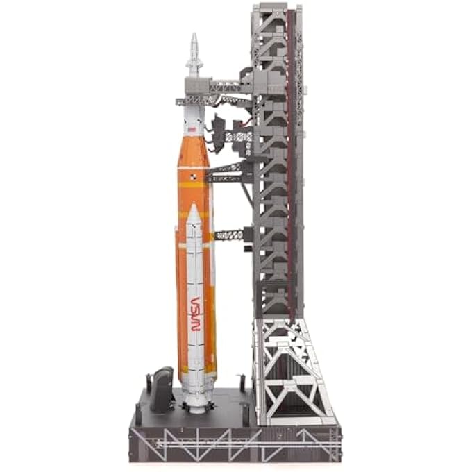PREMIUM SERIES ARTEMIS MOON ROCKET 3D METAL MODEL KIT FASCINATIONS - Image 3